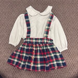 Mabel & Honey 2T Christmas picture outfit!